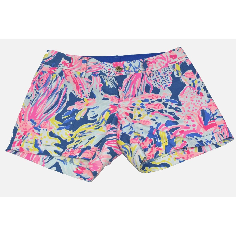 Lilly Pulitzer Callahan Women Shorts Size 4 Colorful Casual Short